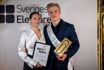 Vinnarna av Guldgemet med sina priser.