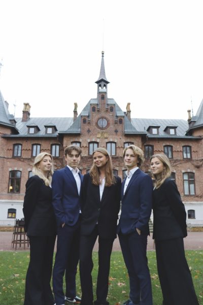 Gruppbild på elevkårens styrelse