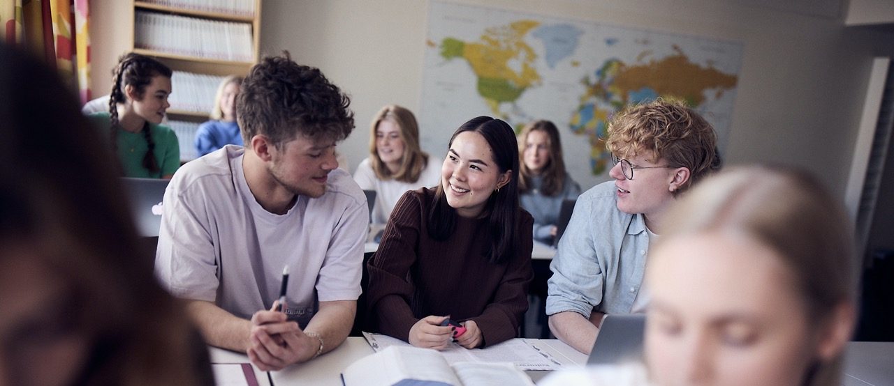 Elever i ett klassrum