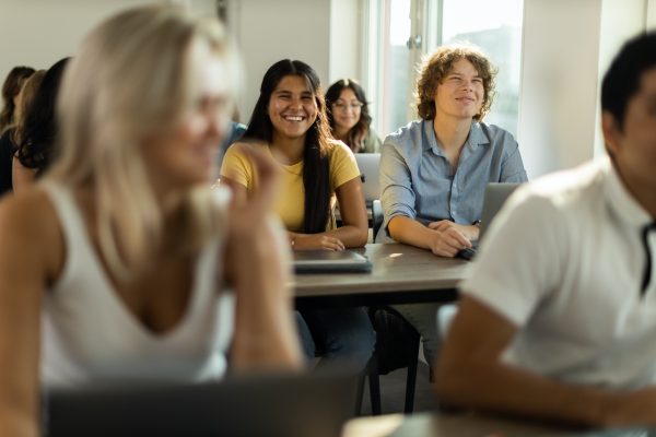 Elever i ett klassrum